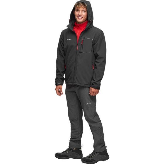 Kurtka Softshell Męska Alpinus City Stenshuvud Czarna