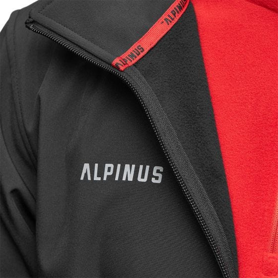 Kurtka Softshell Męska Alpinus City Stenshuvud Czarna