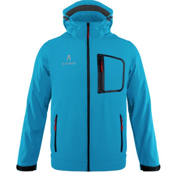 Kurtka Softshell Męska Alpinus City Stenshuvud Niebieska