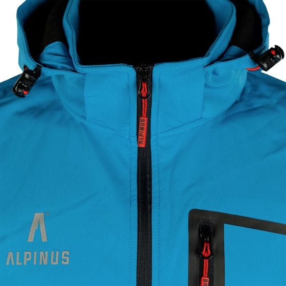 Kurtka Softshell Męska Alpinus City Stenshuvud Niebieska