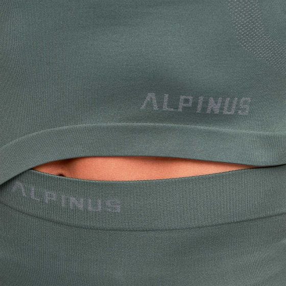 Komplet Męskiej Bielizny Termoaktywnej Alpinus Outdoor IDRE Zielony