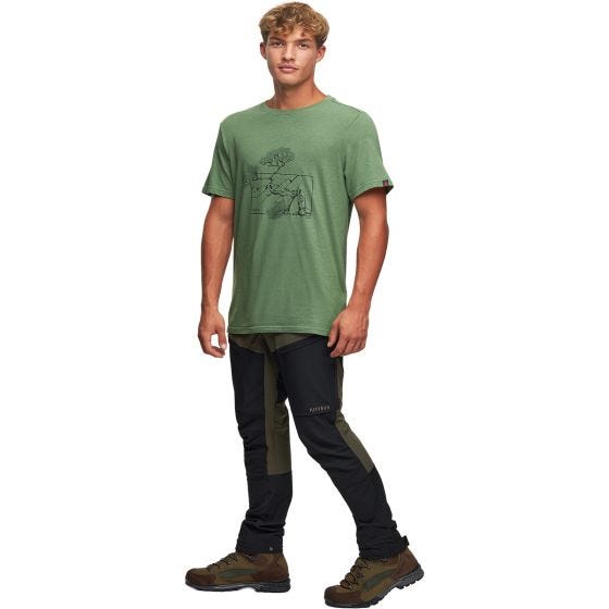 Koszulka T-Shirt Alpinus Tactical Pieniny Zielona