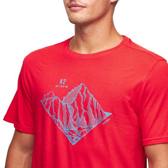 Koszulka T-Shirt Alpinus Tactical Skilbrum Czerwona