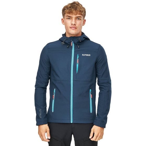 Kurtka Softshell Męska Alpinus Tactical Vinicunca Granatowa
