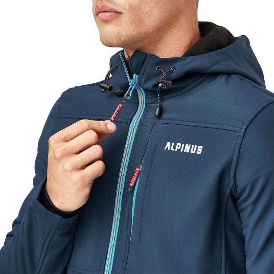 Kurtka Softshell Męska Alpinus Tactical Vinicunca Granatowa