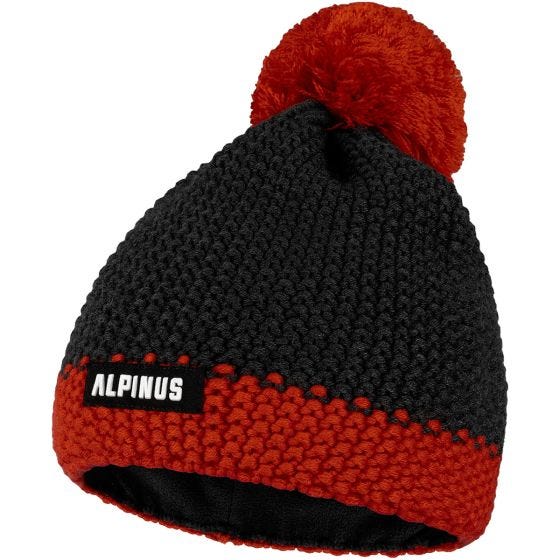Czapka Alpinus Tactical Mutenia - Czarno-Czerwona