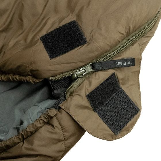 Śpiwór Alpinus Survival 1300 (Left) Zielony