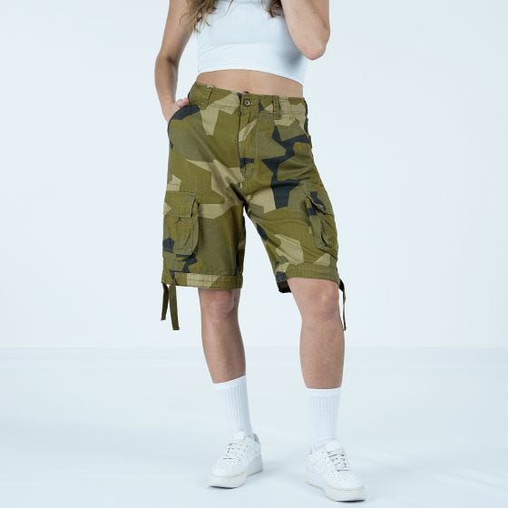 Szorty Damskie Brandit Urban Legend Swedish M90 Camo