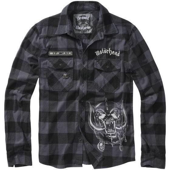 Koszula Brandit Motörhead Czarno-Szara