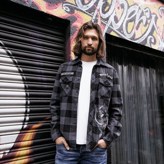 Koszula Brandit Motörhead Czarno-Szara