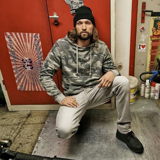 Bluza z Kapturem Brandit Motörhead Sweathoody Grey Camo