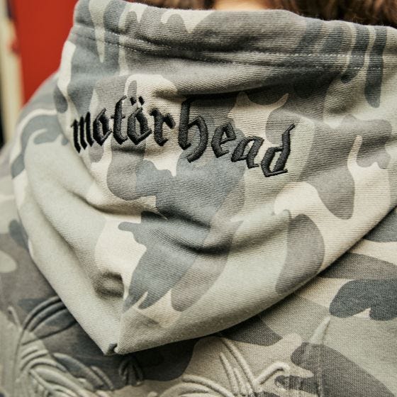 Bluza z Kapturem Brandit Motörhead Sweathoody Grey Camo