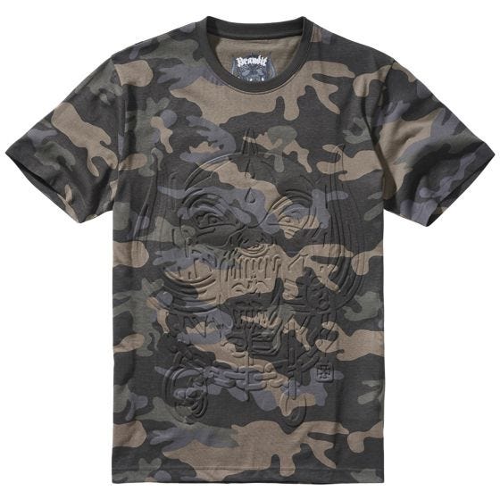 Koszulka T-shirt Brandit Warpig Embos Print Dark Camo