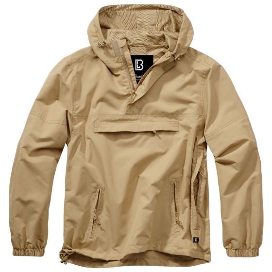 Kurtka Kangurka Brandit Summer Windbreaker Camel