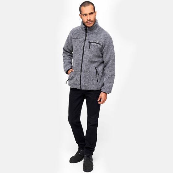 Kurtka Polarowa Brandit Teddyfleece Anthracite