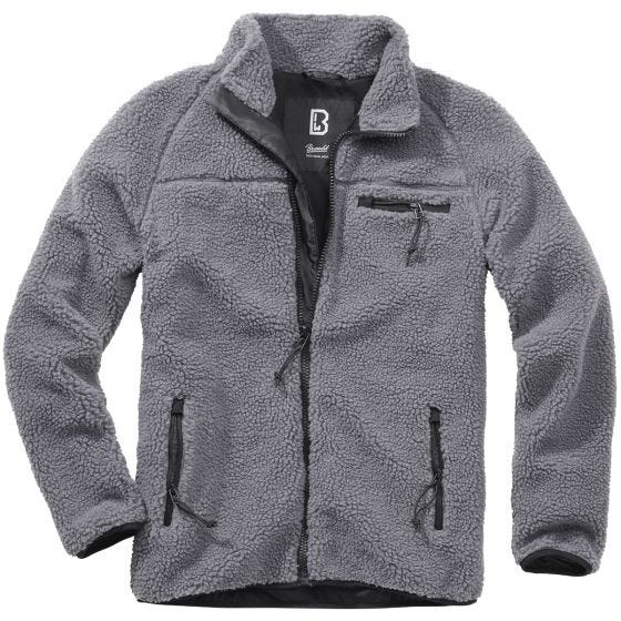 Kurtka Polarowa Brandit Teddyfleece Anthracite