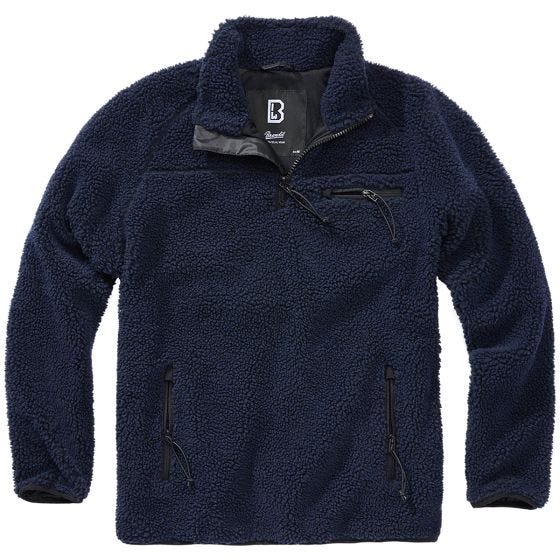 Polar Brandit Teddyfleece Troyer Granatowy
