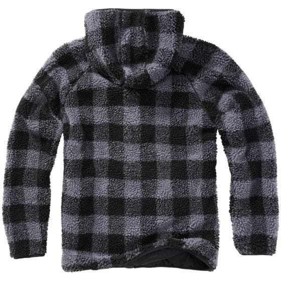Kurtka Polarowa Brandit Teddyfleece Worker Czarno-Szara