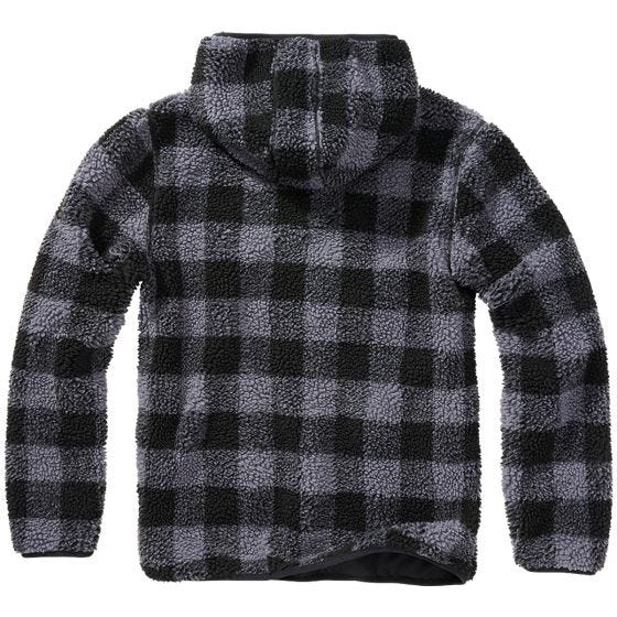 Polar Brandit Teddyfleece Worker Pullover Czarno-Szary