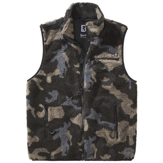 Kamizelka Brandit Teddyfleece Worker Dark Camo