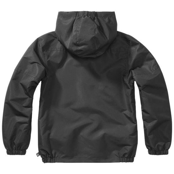 Kurtka Dziecięca Brandit Summer Windbreaker Front Zip Czarna