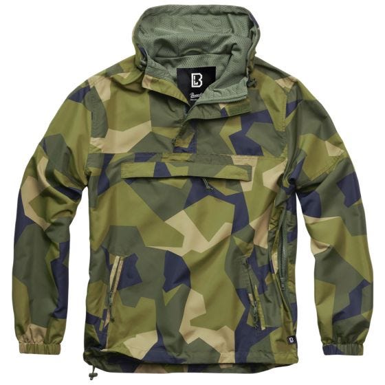 Kurtka Kangurka Brandit Summer Winbreaker Swedish M90 Camo