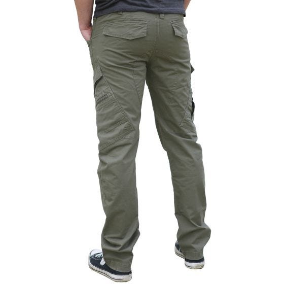 Spodnie Brandit Adven Slim Fit Oliwkowe