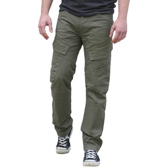 Spodnie Brandit Adven Slim Fit Oliwkowe