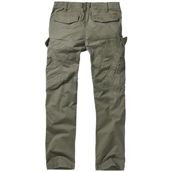 Spodnie Brandit Adven Slim Fit Oliwkowe