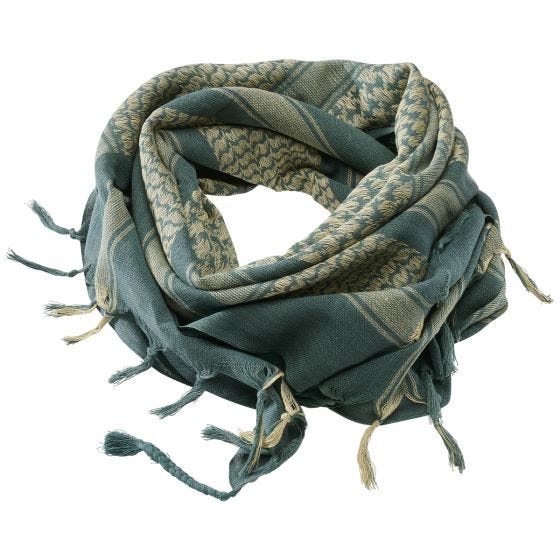 Chusta Brandit Shemag Petrol / Khaki