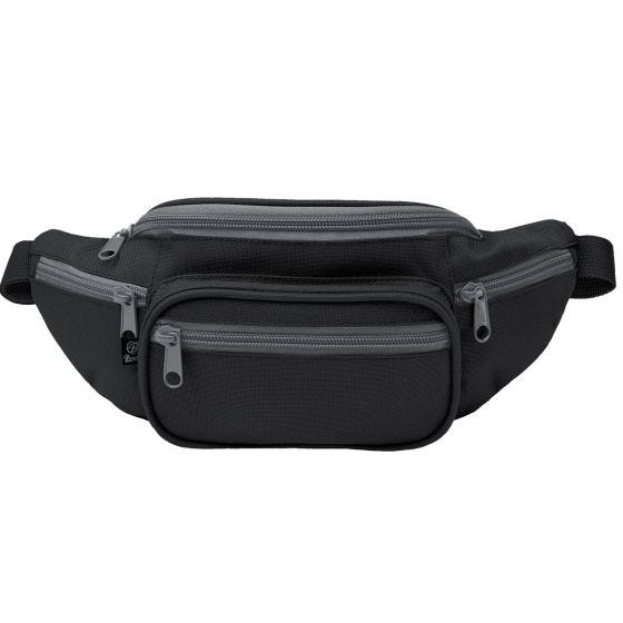 Torba Nerka Brandit Waist Bag Czarno-Grafitowa