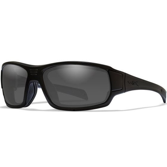 Okulary Taktyczne Wiley X WX Breach - Smoke Grey - Czarne