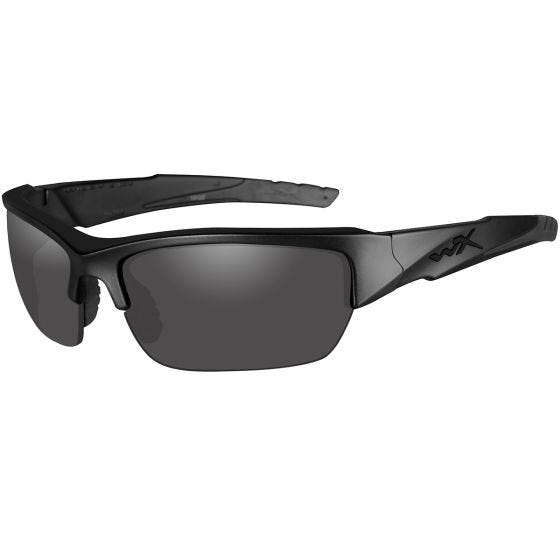 Okulary Taktyczne Wiley X WX Valor - Polarized Smoke Grey - Czarne