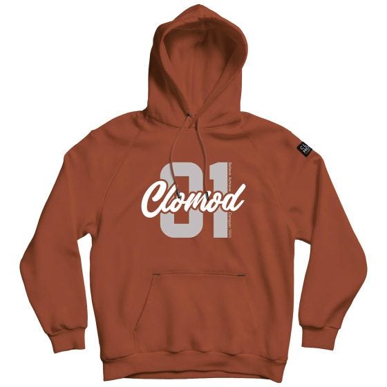 Bluza z kapturem CLOMOD "One" Maroon Red