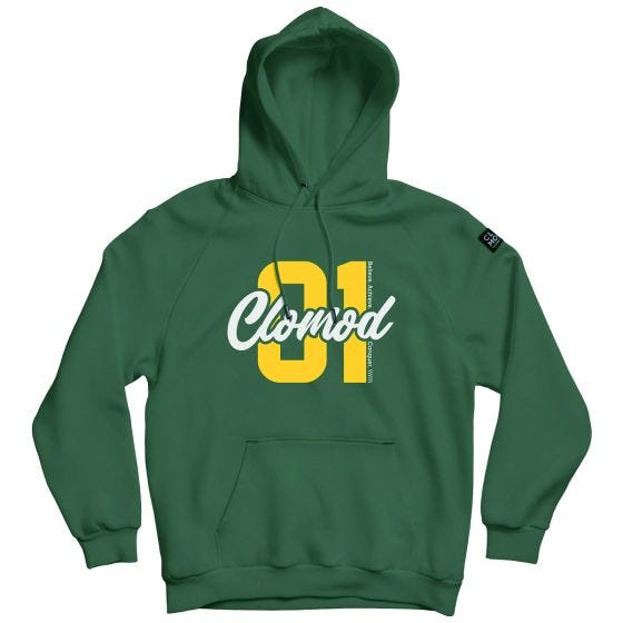 Bluza z kapturem CLOMOD "One" SpringBok Green
