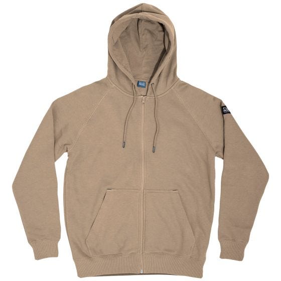 Bluza z kapturem CLOMOD Zip Sweater "Blank" Tan Brown