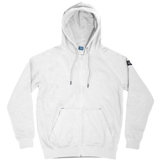 Bluza z kapturem CLOMOD Zip Sweater "Blank" Biała