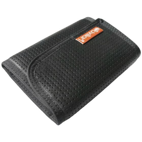 Portfel Civilian Tactical Tri-Fold Clip Skórzany Czarny