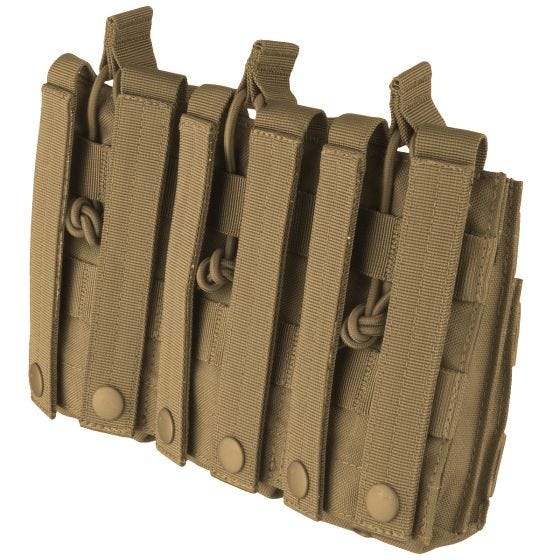 Ładownica Potrójna Condor na Magazynki M4/M16 Stacker Coyote Brown
