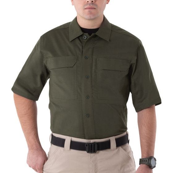 Koszula First Tactical Men's V2 Krótki Rękaw Tactical OD Green