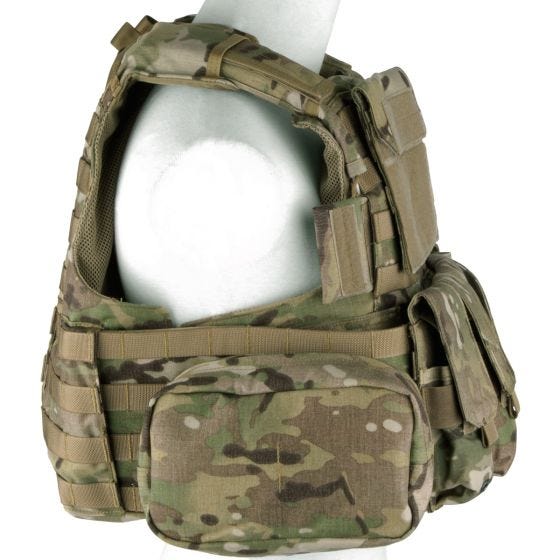 Kamizelka Taktyczna Flyye Force Recon z Kompletem Ładownic ver. Land MultiCam