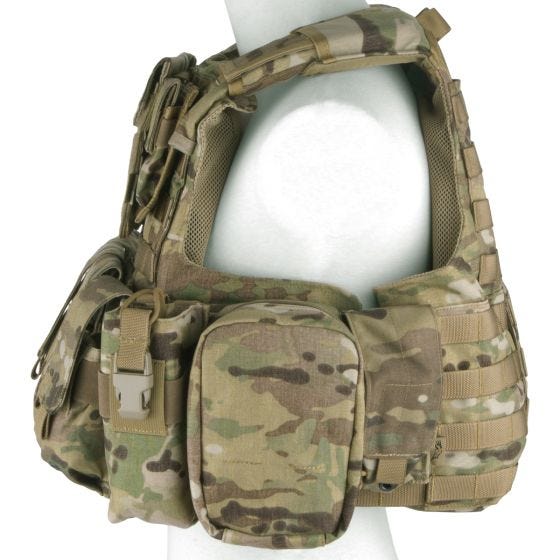 Kamizelka Taktyczna Flyye Force Recon z Kompletem Ładownic ver. Land MultiCam