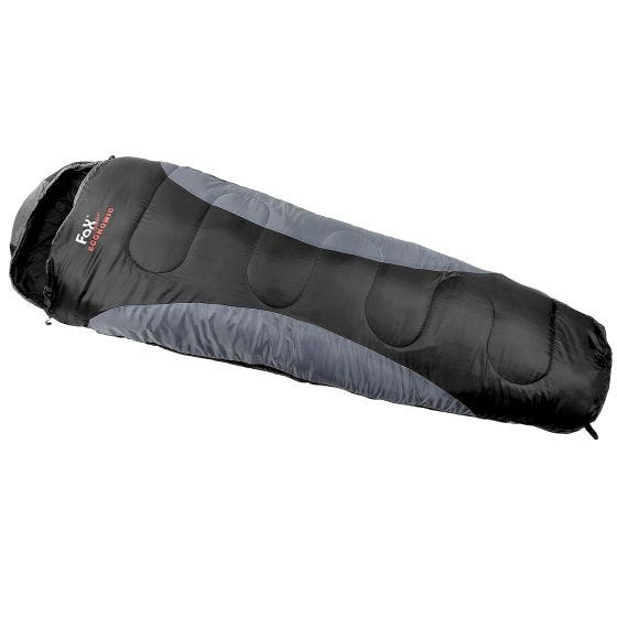 Śpiwór Fox Outdoor Economic Mummy Czarno/Szary