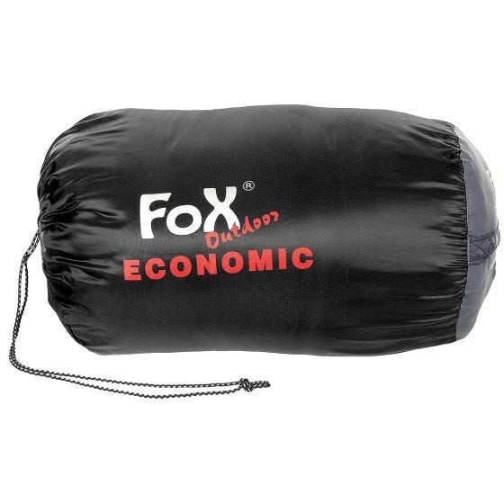 Śpiwór Fox Outdoor Economic Mummy Czarno/Szary