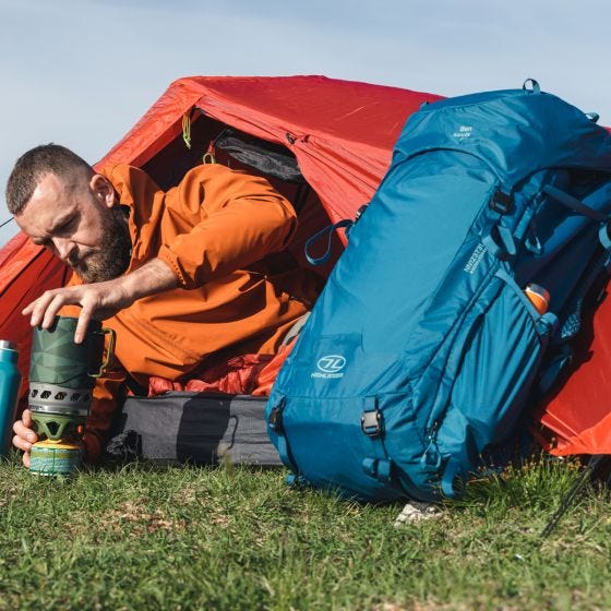 Plecak Męski Highlander Ben Nevis 65 L Szary