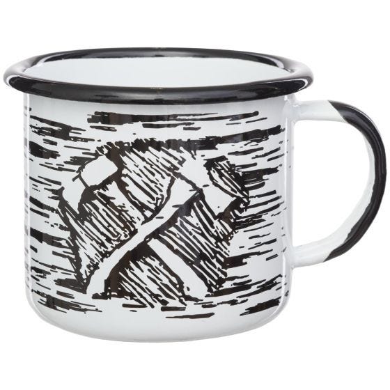 Kubek emaliowany Helikon Axe 350ml Biały
