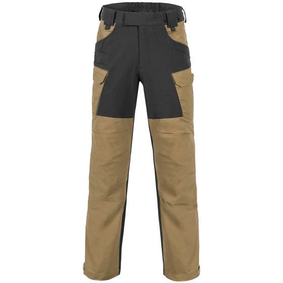 Spodnie Helikon Hybrid Outback DuraCanvas Coyote / Czarne