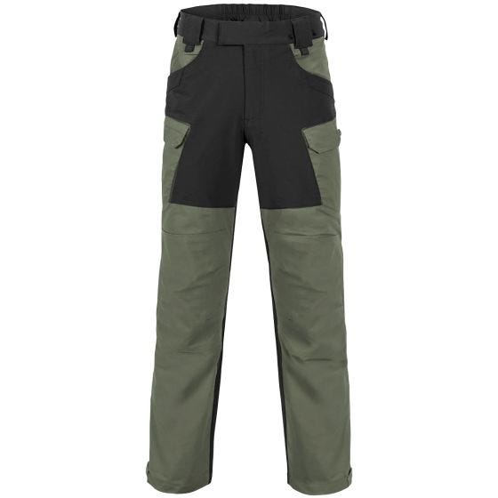 Spodnie Helikon Hybrid Outback DuraCanvas Taiga Green / Czarne