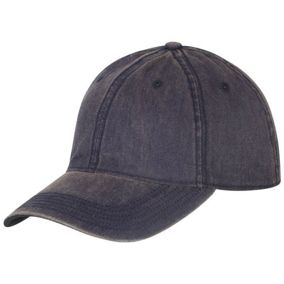 Czapka Helikon Plain Snapback Cap Cotton Dirty Washed Navy
