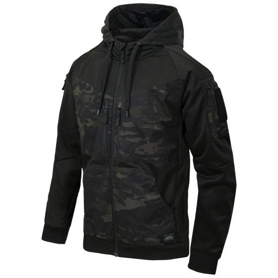 Bluza Helikon Rouge Hoodie Full Zip Czarny / MultiCam Black